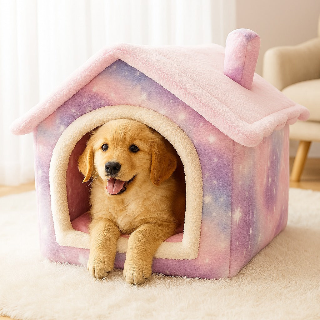 Foldable Deep Sleep Pet House