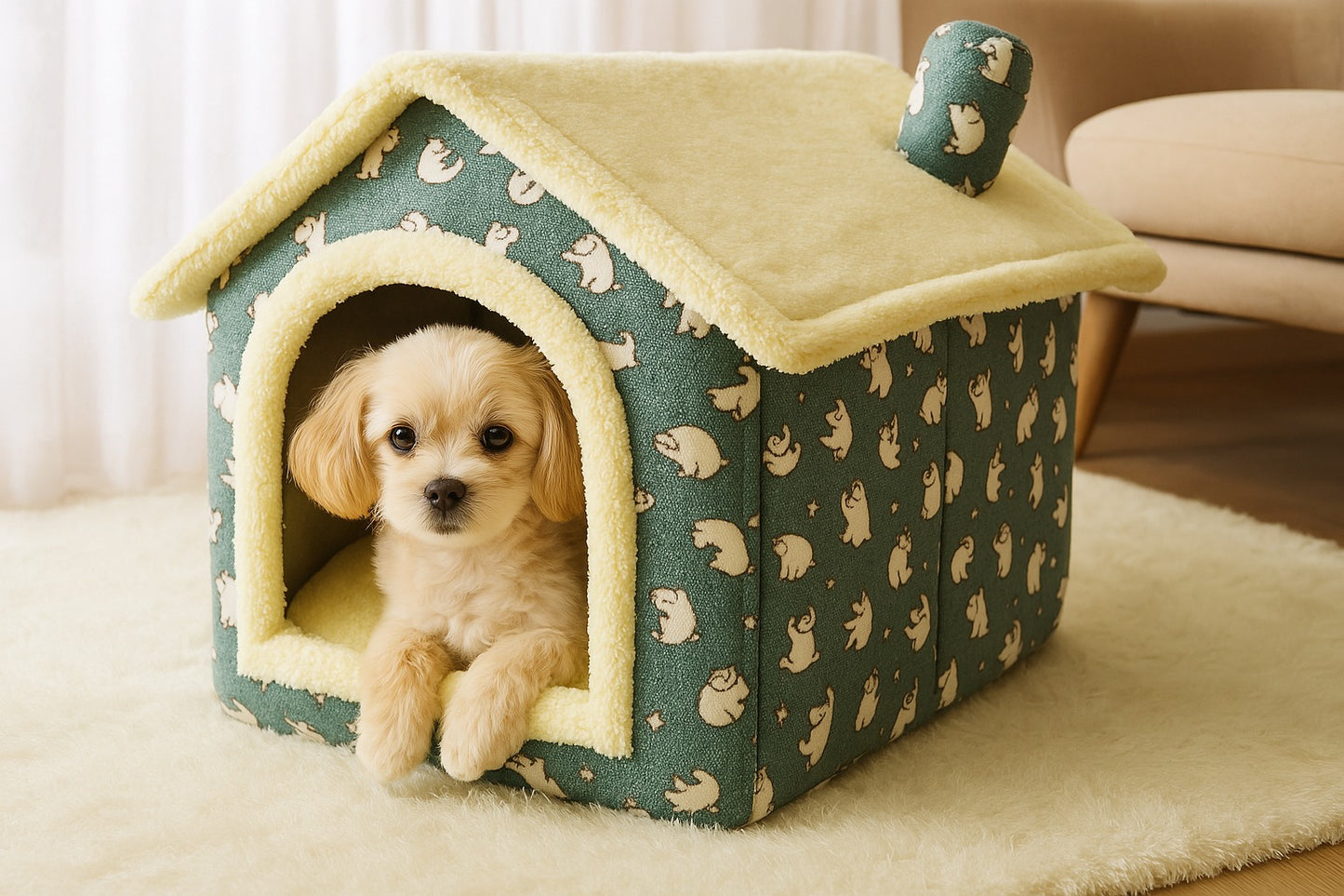 Foldable Deep Sleep Pet House