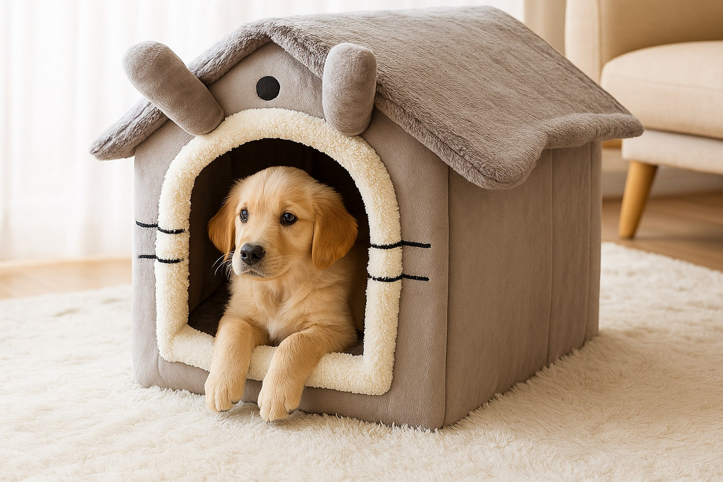 Foldable Deep Sleep Pet House