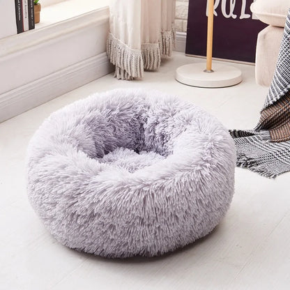 Plush Round Dog Bed