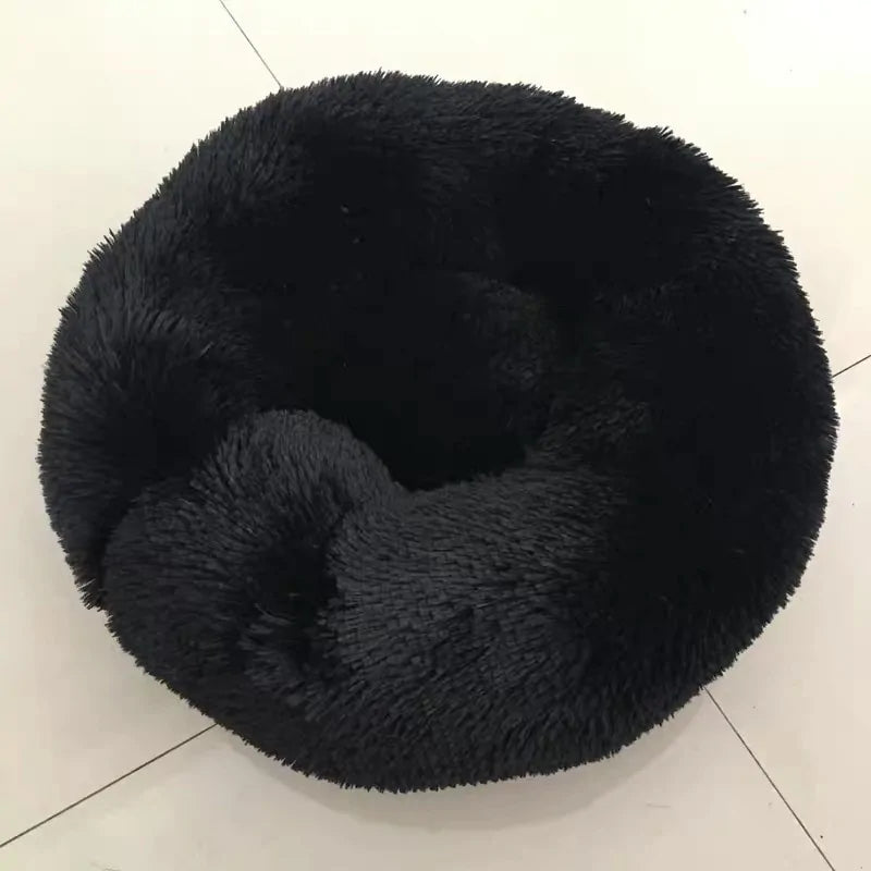 Plush Round Dog Bed